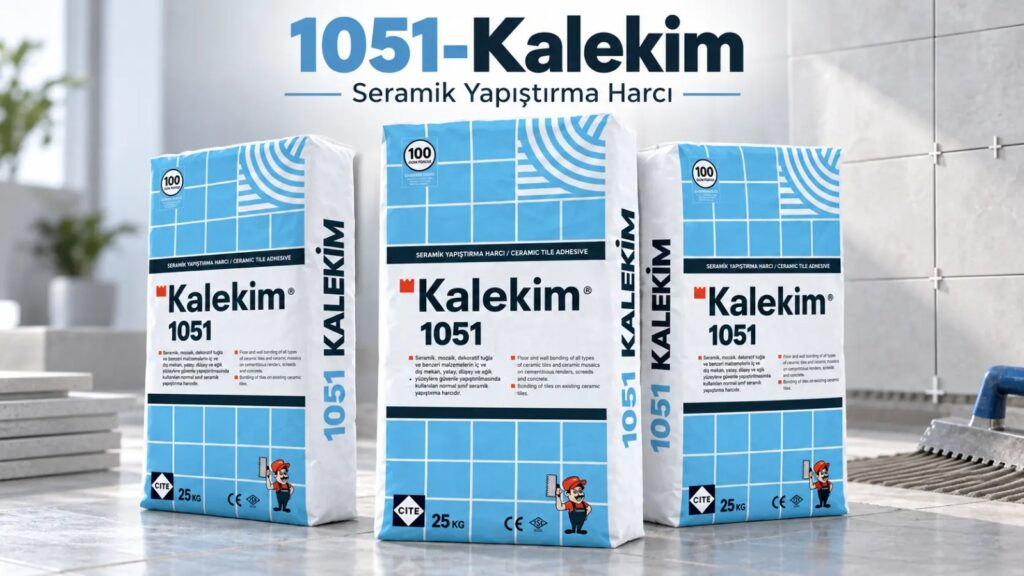 Kalekim 1051 C1TE seramik yapıştırma harcı